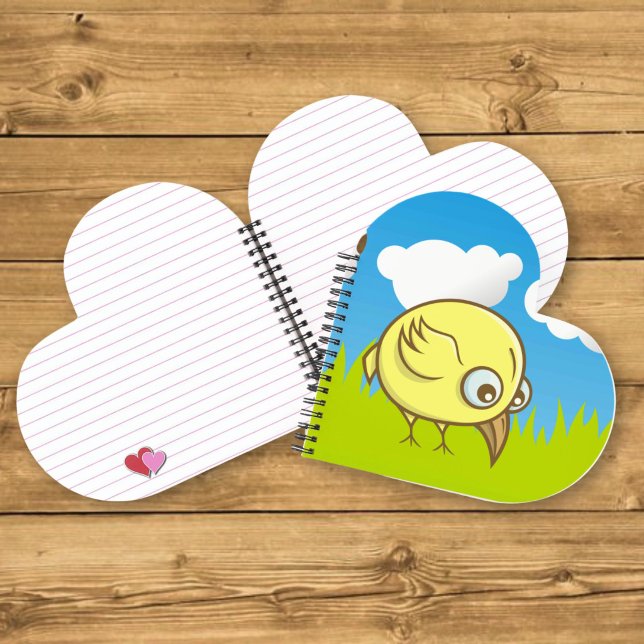Carnet Dessin animé d'oiseau jaune (Créateur téléchargé)