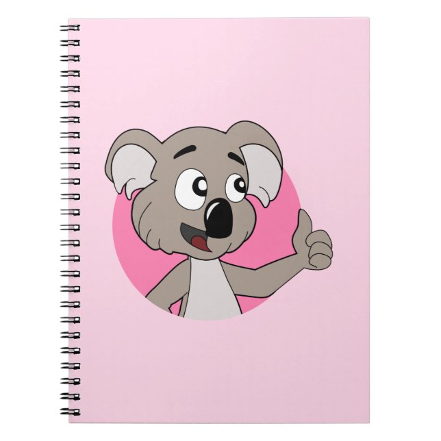 Carnet Dessin animé d'ours koala (Devant)