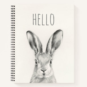Carnet Dessin au crayon de lapin