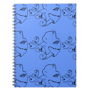 Carnet Dessin au trait tête de Grand Danois