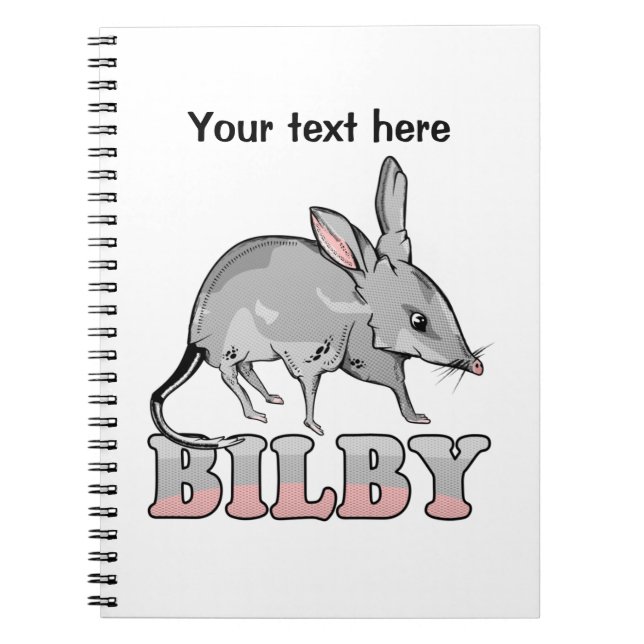 Carnet Dessin Bilby (Devant)