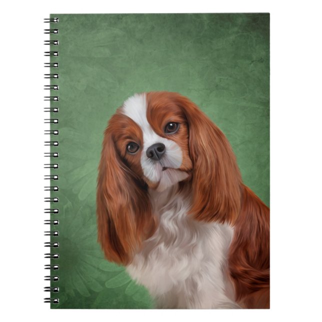Carnet Dessin Chien Cavalier King Charles Spaniel (Devant)