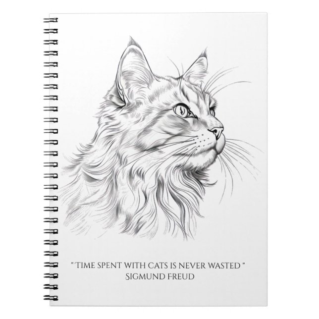 Carnet Dessin de chat (Devant)