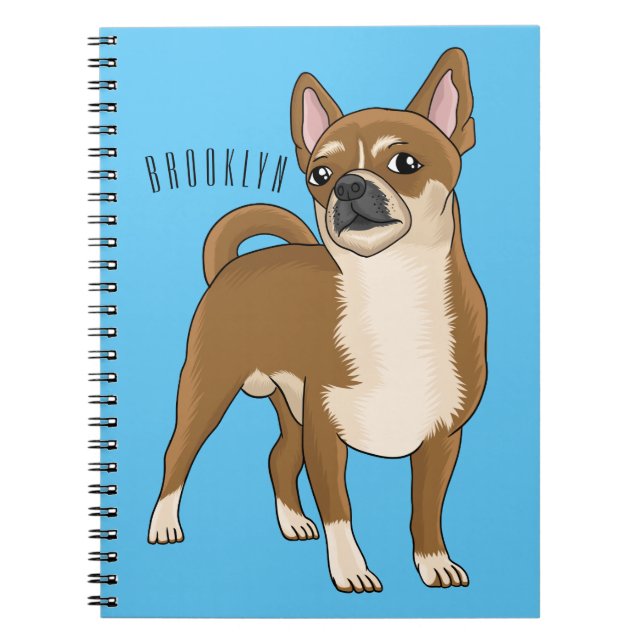 Carnet Dessin de Chihuahua pour chien (Devant)