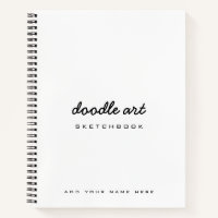 dessin de doodart blanc noir