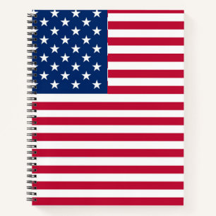 Carnet Dessin de fierté de drapeau américain USA