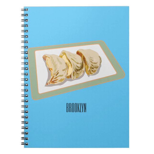 Carnet Dessin de Jiaozi / Chinese dumplings (Devant)