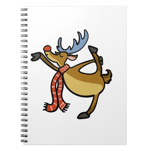 Carnet Dessin de Moose Dancing | choisir la couleur arriè (Devant)