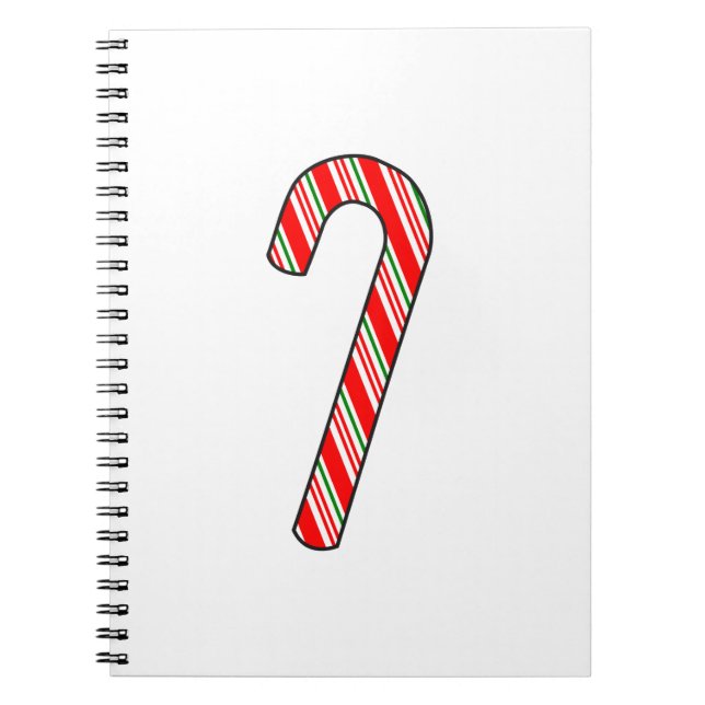 Carnet Dessin de Noël au bonbon en canne (Devant)
