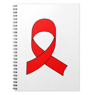 Carnet Dessin de ruban rouge