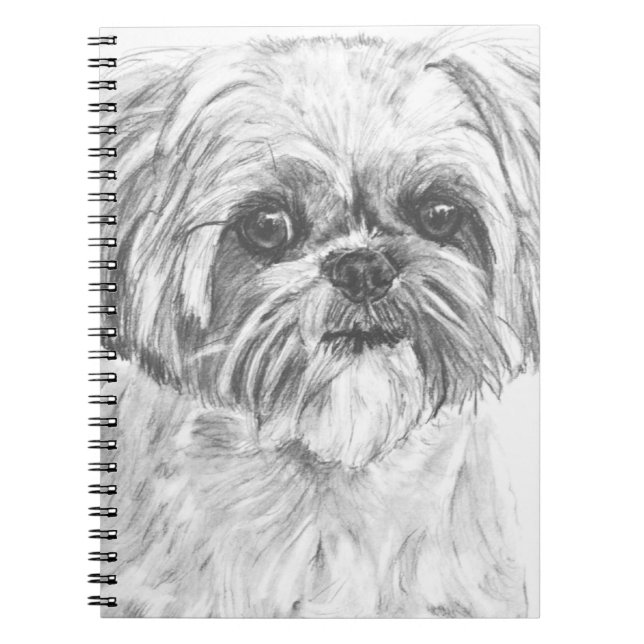 Carnet Dessin de Shih Tzu (Devant)