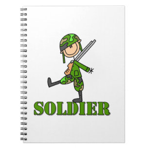 Carnet Dessin de soldat bâton
