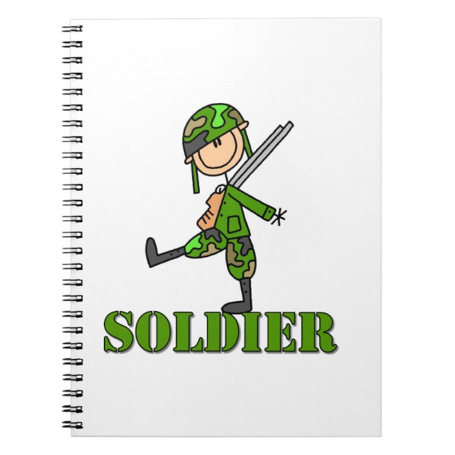 Carnet Dessin de soldat bâton (Devant)