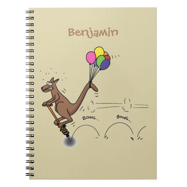 Carnet Dessin d'humour australien kangourou (Devant)