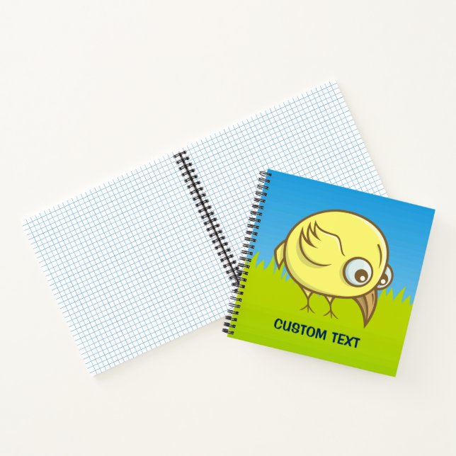Carnet Dessin d'oiseau jaune (Intérieur)