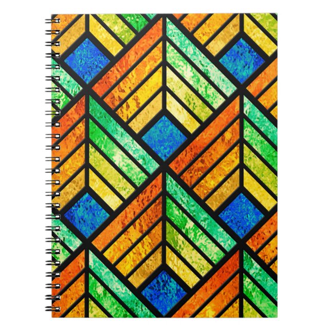 Carnet Dessin d'un vitrail. Motif transparent (Devant)