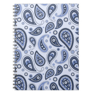 Carnet Dessin imprimé paisley floral complexe