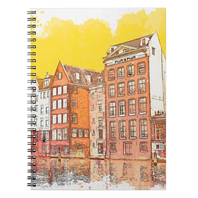 Carnet Dessin ou illustration de couleur d'eau (Devant)