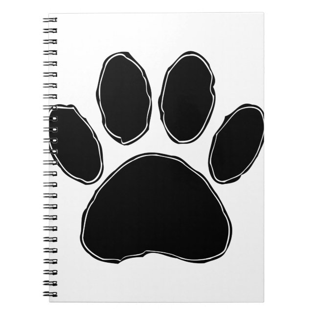 Carnet Dessin Paw Chien En Noir (Devant)