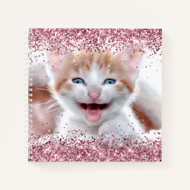 Carnet Dessin photo Faux Sparkink Glittery (Devant)
