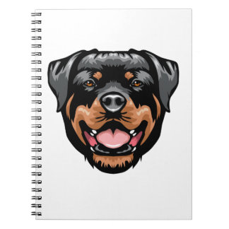 Carnet Dessin Portrait Rottweiler