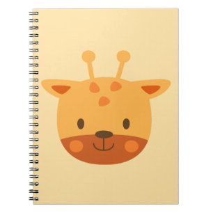 Carnet Dessin pour l'anniversaire des enfants de girafe