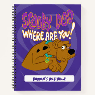 Carnet Dessin Scooby-Doo effrayé