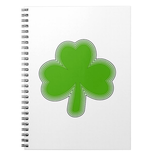 Carnet Dessin Shamrock de Saint Patrick (Devant)