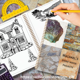 Carnet Dessinateur architectural personnalisé photo de pi