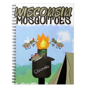 Carnet Dessins animés de moustiques du Wisconsin - Campin