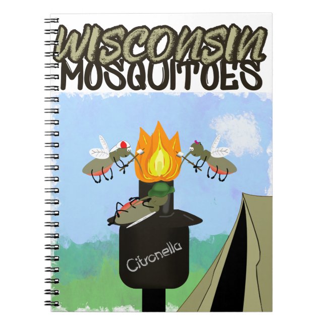 Carnet Dessins animés de moustiques du Wisconsin - Campin (Devant)