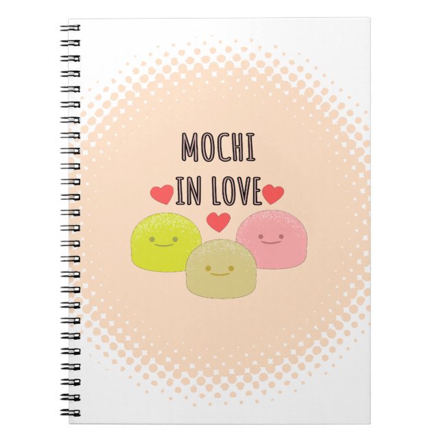 Carnet Dessins de dessin mignon Mochi (Devant)