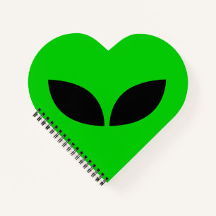 Carnet Dessous de verre en papier Cœur d'amour extraterre
