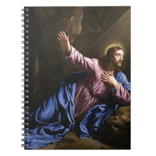 Carnet Destin de paix de christianisme de prière de croix