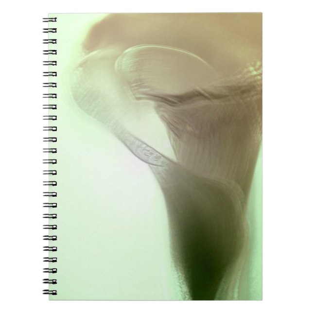 Carnet Détail de la fleur romantique (Devant)