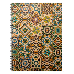 Carnet Détail des tuiles traditionnelles (azulejos) de fa
