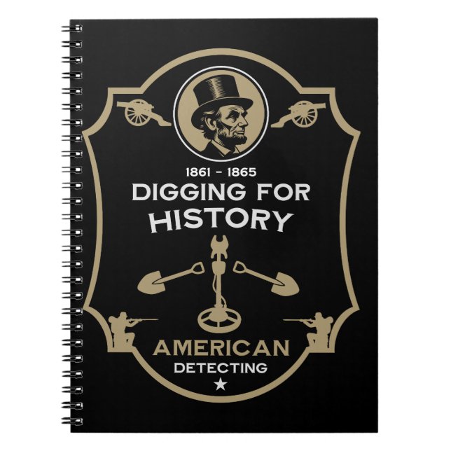 Carnet Détection de métaux de la guerre de Sécession amér (Devant)