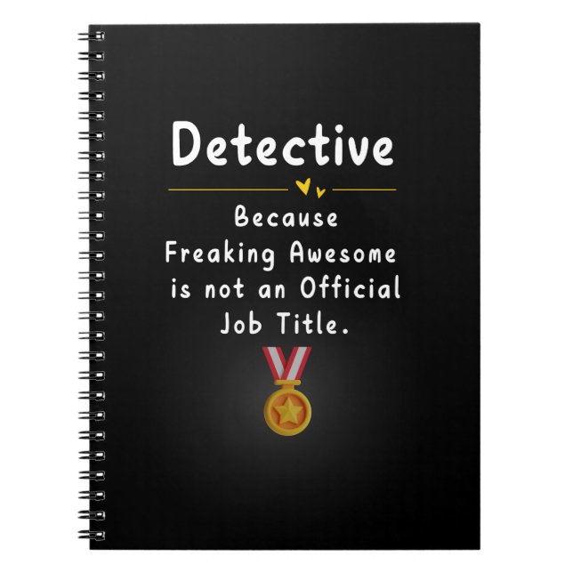 Carnet Détective (Devant)