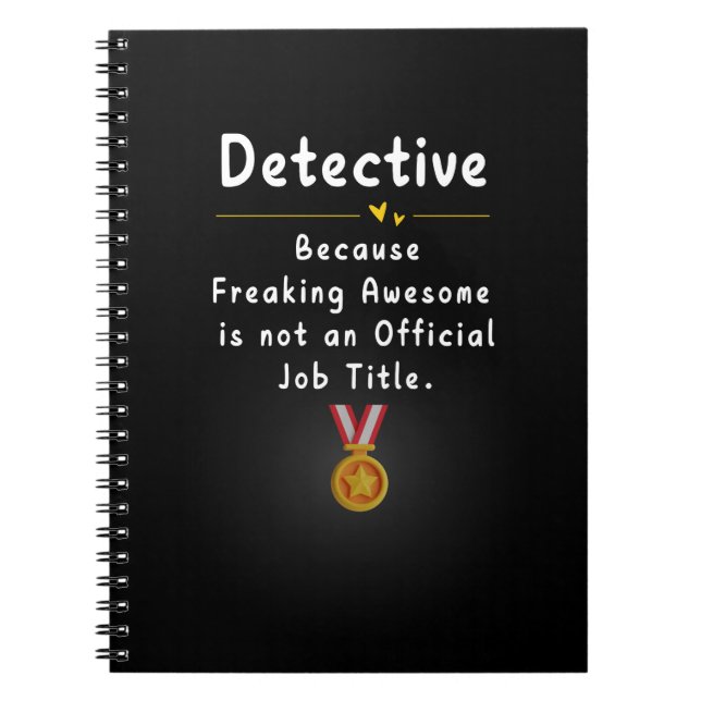 Carnet Détective (Devant)