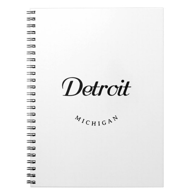 Carnet Détroit MI (Devant)