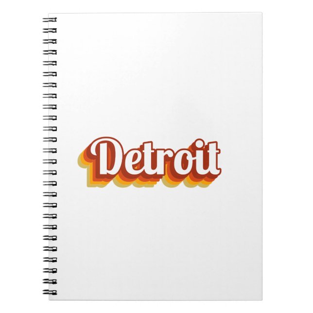 Carnet Détroit vintage (Devant)