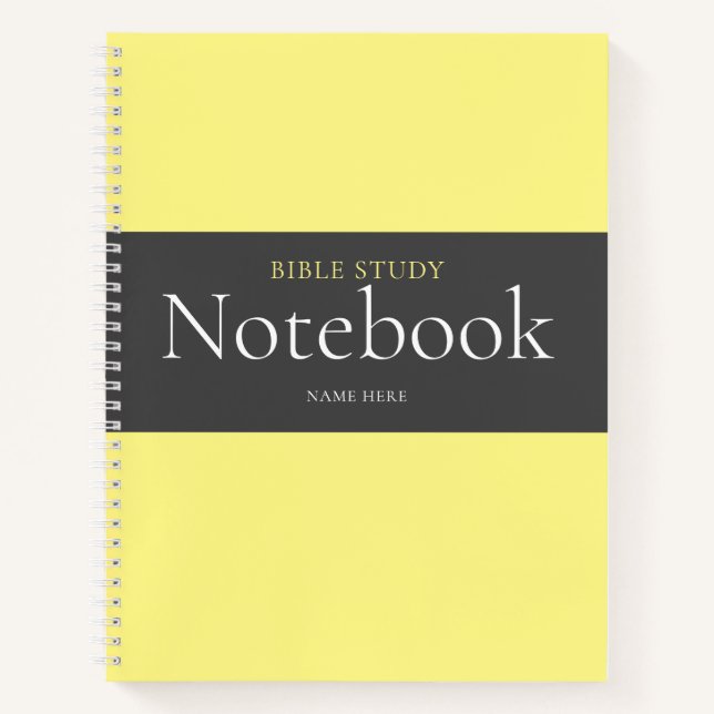 Carnet d'étude biblique moderne (Devant)