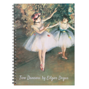 Carnet Deux danseuses sur une scène par Edgar Degas, Art