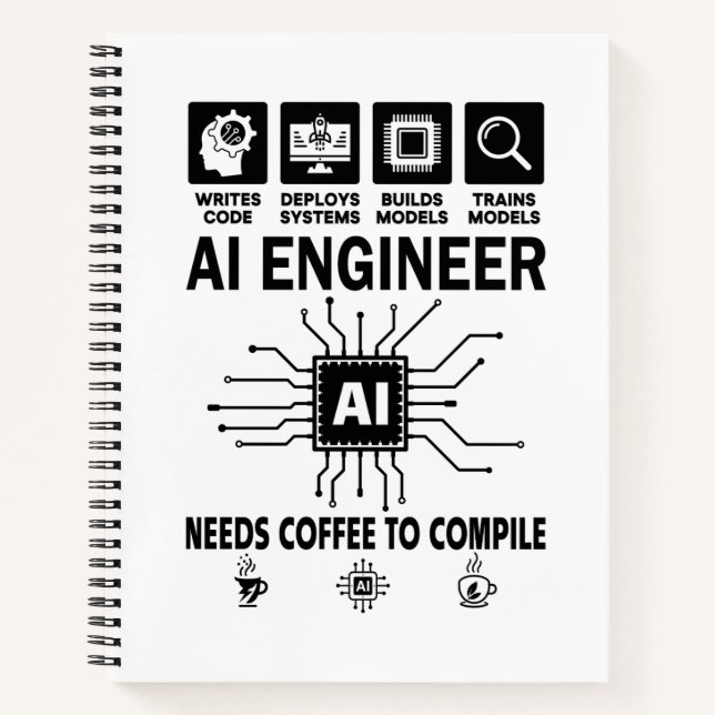 Carnet Développeur Programmeur Codeur Ingénieur en Intell (Devant)