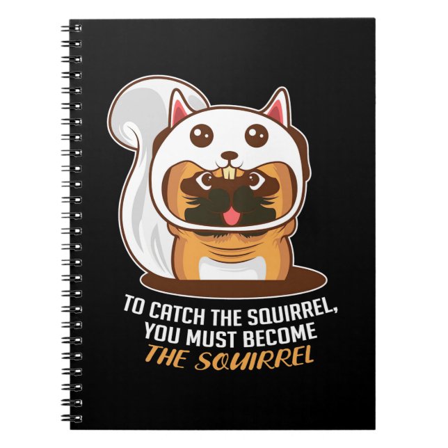 Carnet Devenez le chien écureuil (Devant)