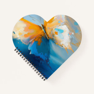 Carnet Devenir Lumière – Papillon Abstrait En Mouvement