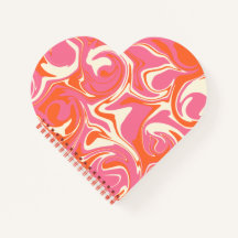 Déversement - rose, orange et crème