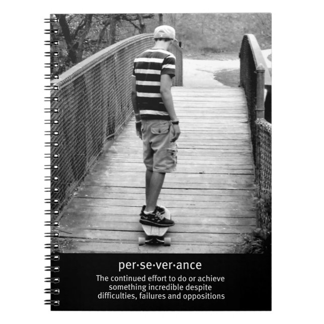 Carnet Devis de persévérance long-board (Devant)