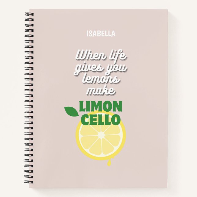 Carnet Devis Limoncello tendance (Devant)