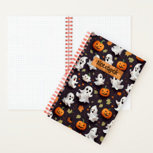 Carnet d'Halloween mignon pour le journalisme amus